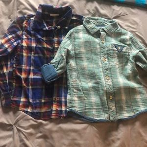 Button Down collared shirt. Crazy 8 and OshKosh